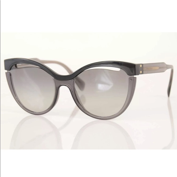 MIU MIU NEW Translucent Cat Eye Sunglasses - Picture 1 of 6